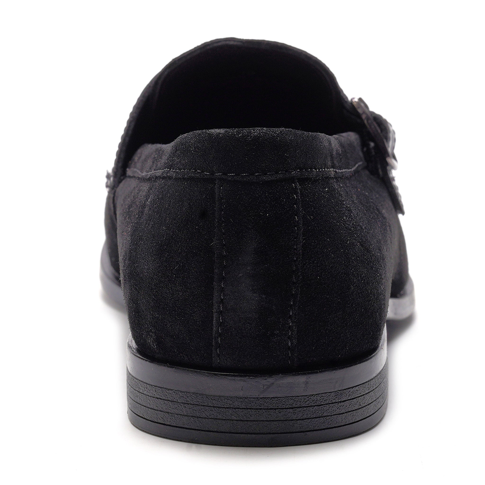 Virtuoso Double Monk Loafer // Black Croco