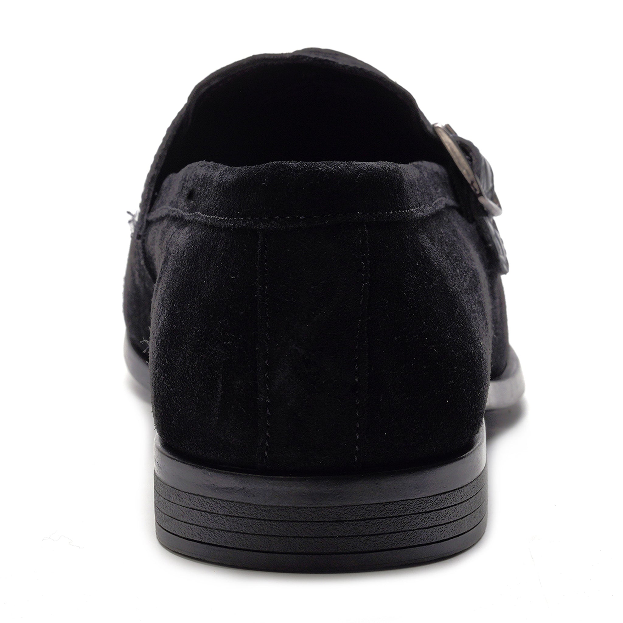 Virtuoso Double Monk Loafer // Navy Croco