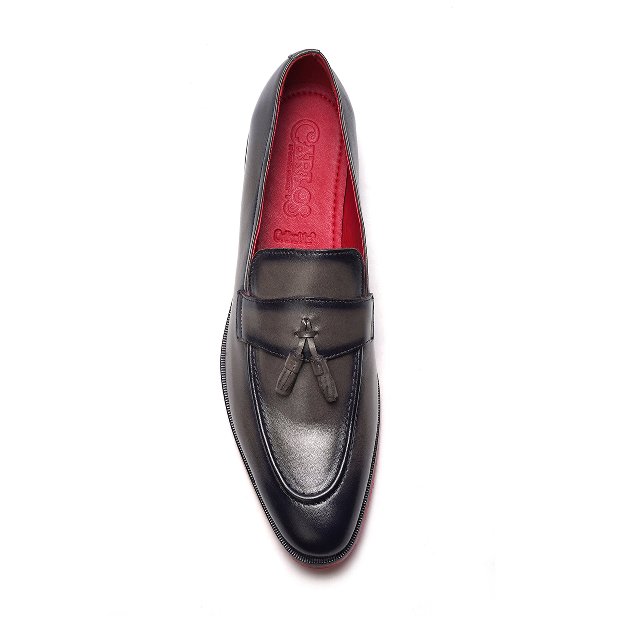 Encore Tassel Loafer // Grey Leather