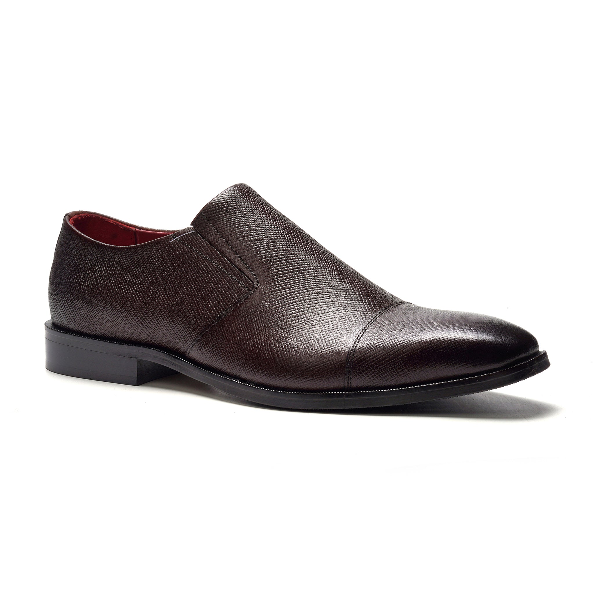 Eclipse Cap-toe Loafer // Brown Leather