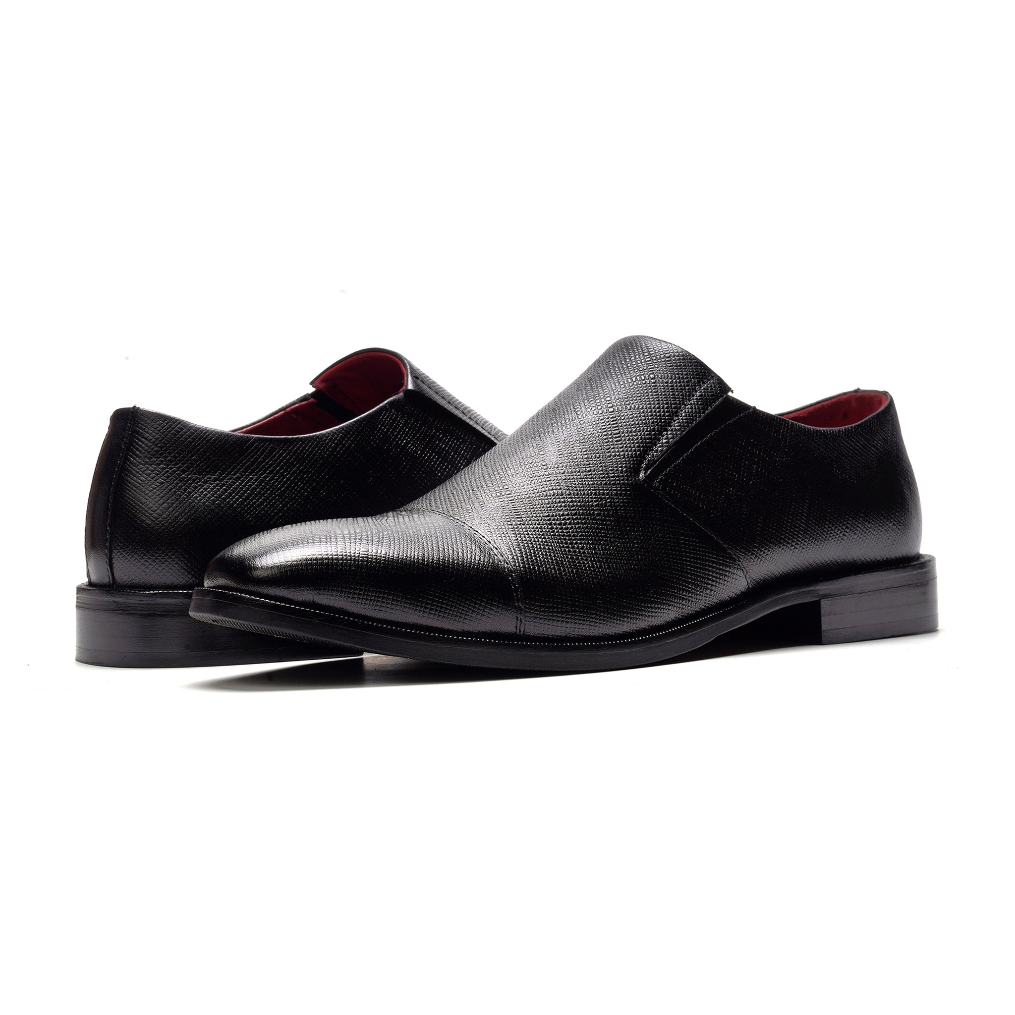 Eclipse Cap-toe Loafer // Black Leather