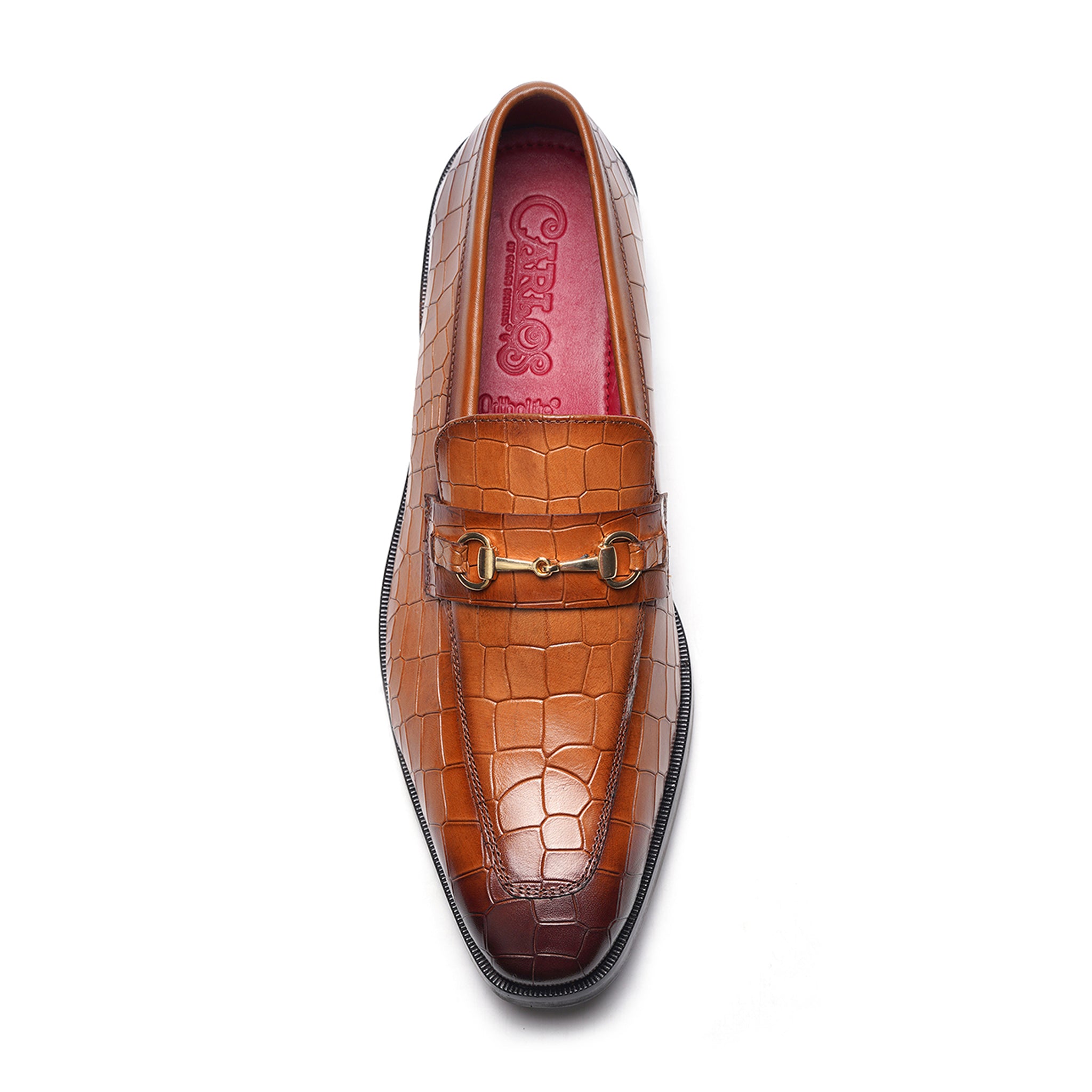 Havana Bit Loafer // Tan Croco