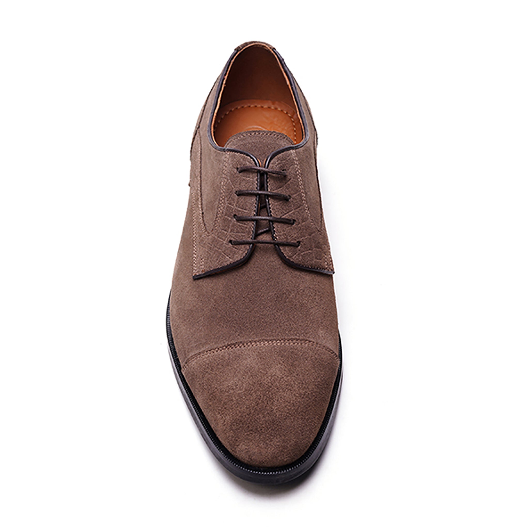 Havens Cap-toe Derby // Saloon Brown Suede