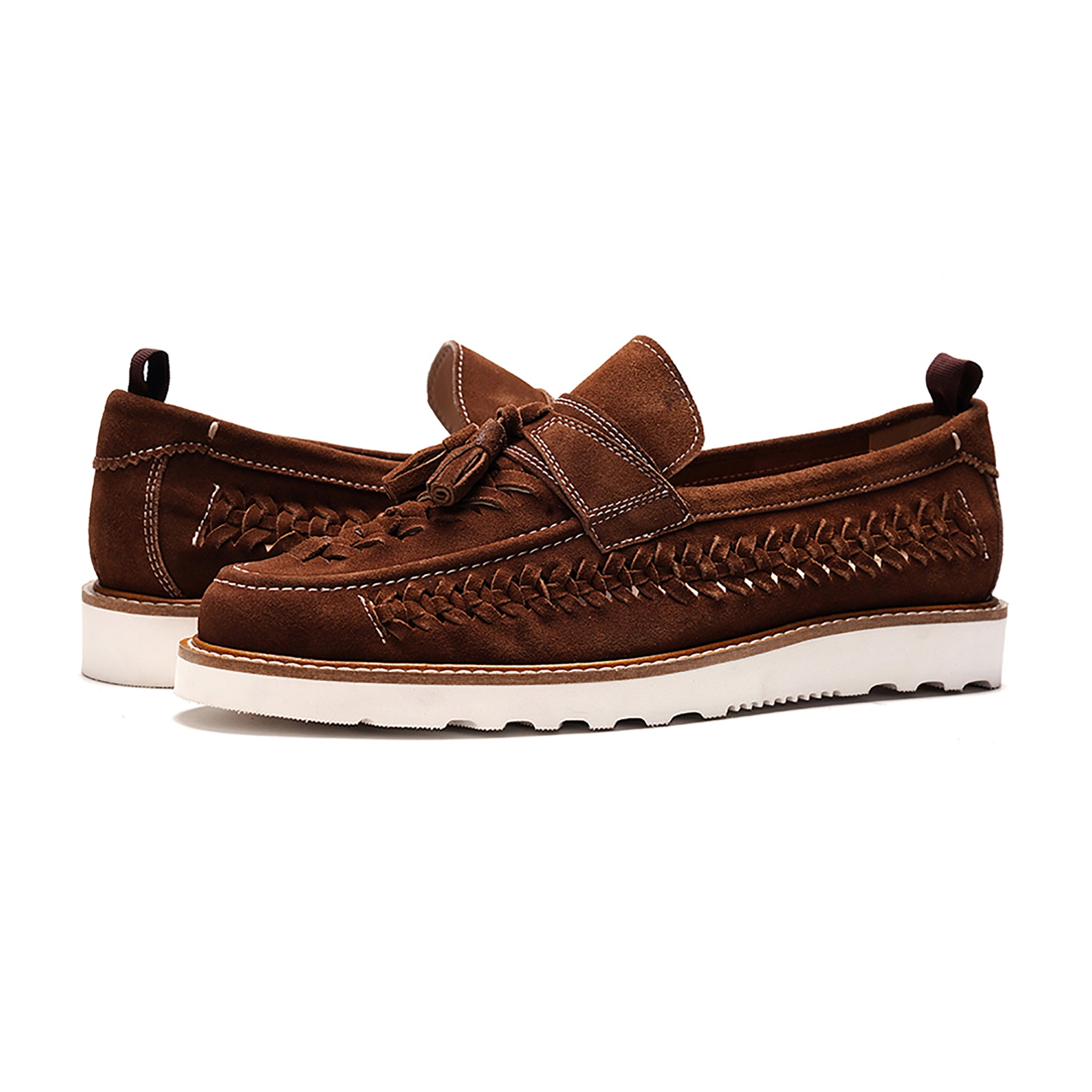 Zenith Tassel Loafer // Date Brown Suede