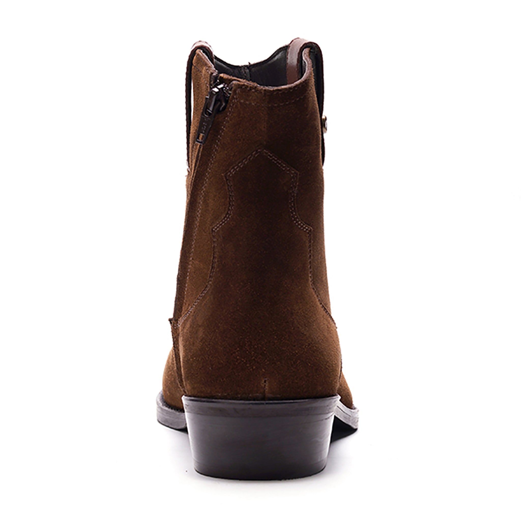 Zappa Cowboy Boot // Cafe Brown Suede
