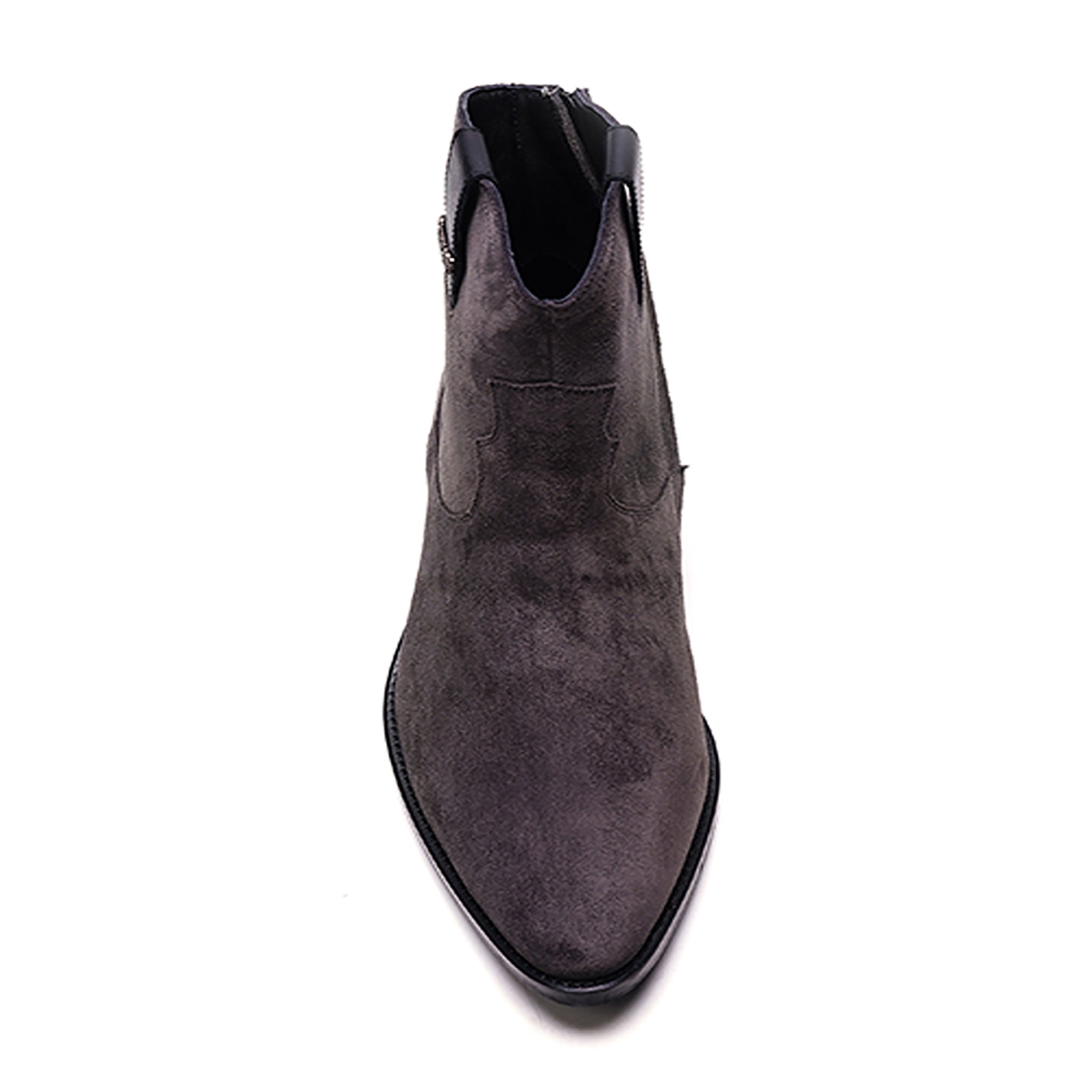Zappa Cowboy Boot // Ash Grey Suede
