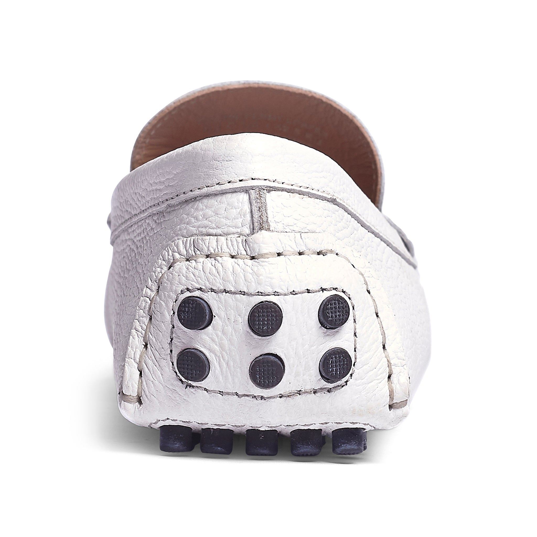 Ritchie Driver, Leather // White