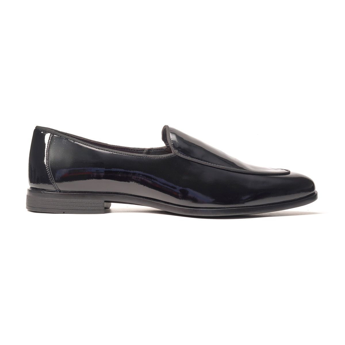 Ovation Venetian Patent Loafer // Black