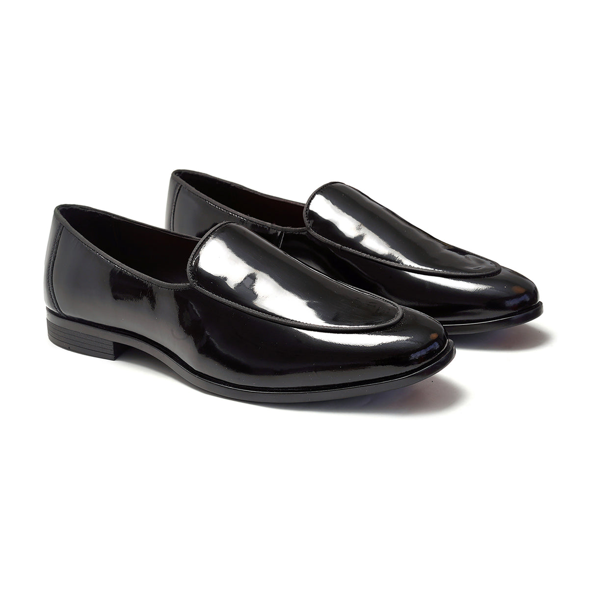 Ovation Venetian Patent Loafer // Black