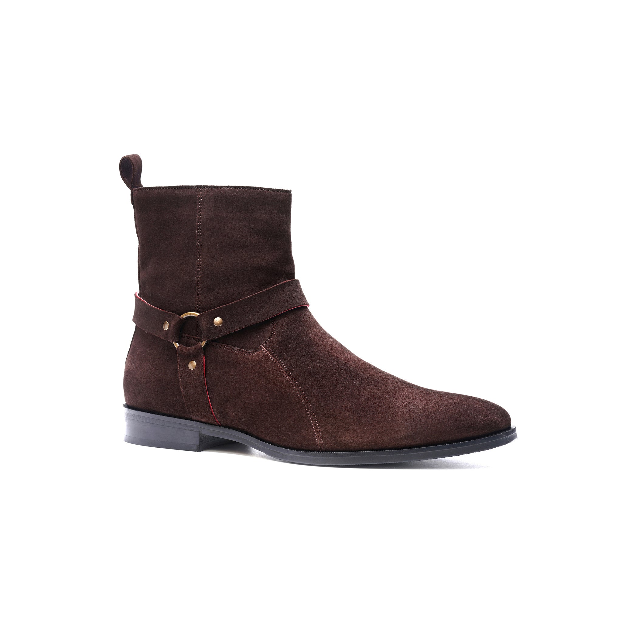 Harley Harness Boot // Brown Suede