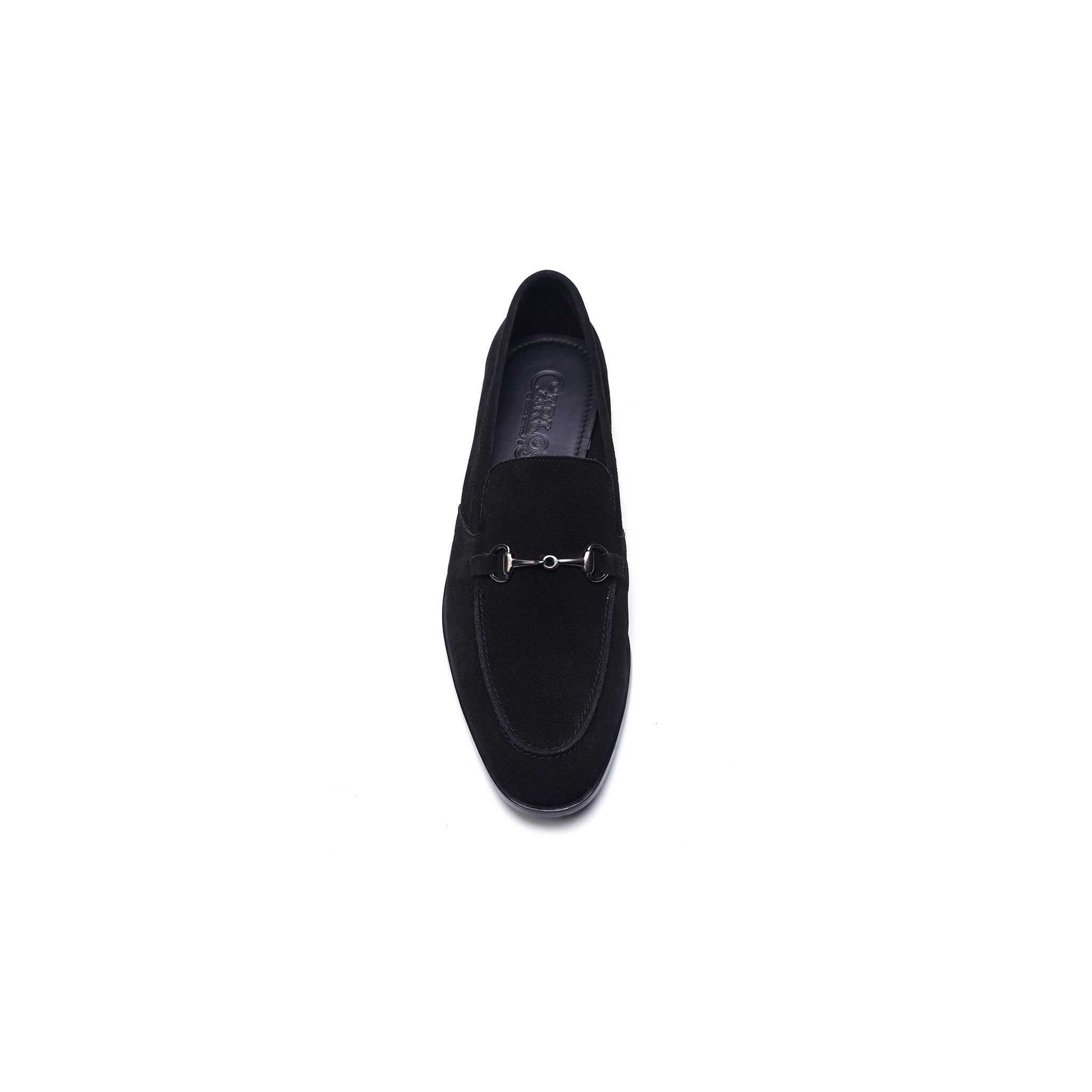 Louis Bit Loafer, Suede // Black Suede