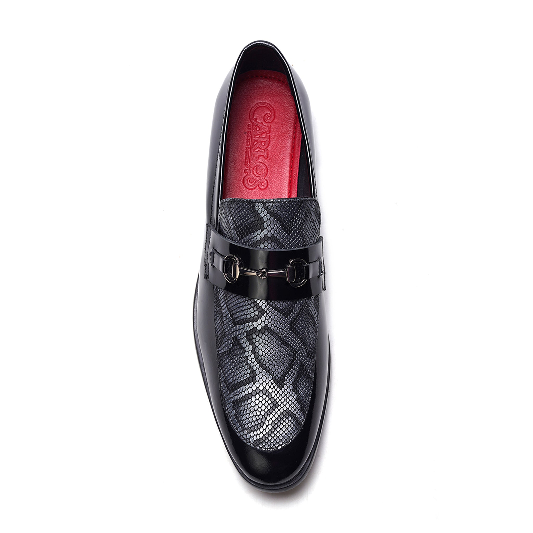 Maestro Bit Loafer // Black Python Print
