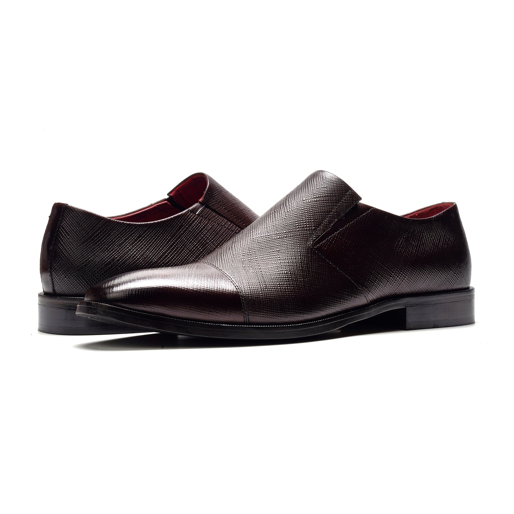 Eclipse Cap-toe Loafer // Brown Leather