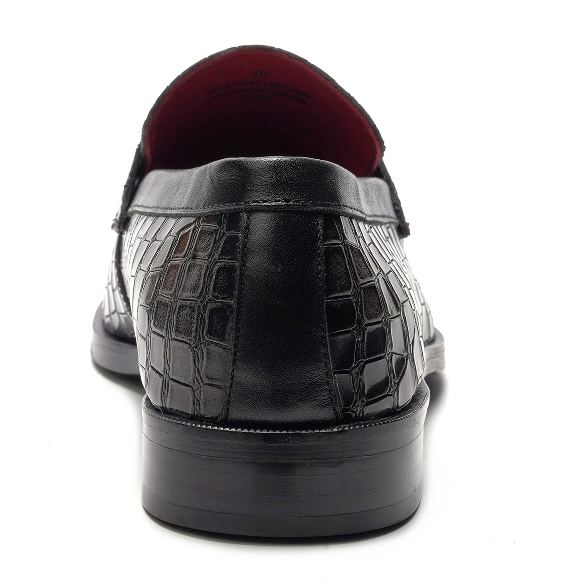 Nocturne Penny Loafer // Grey Croco