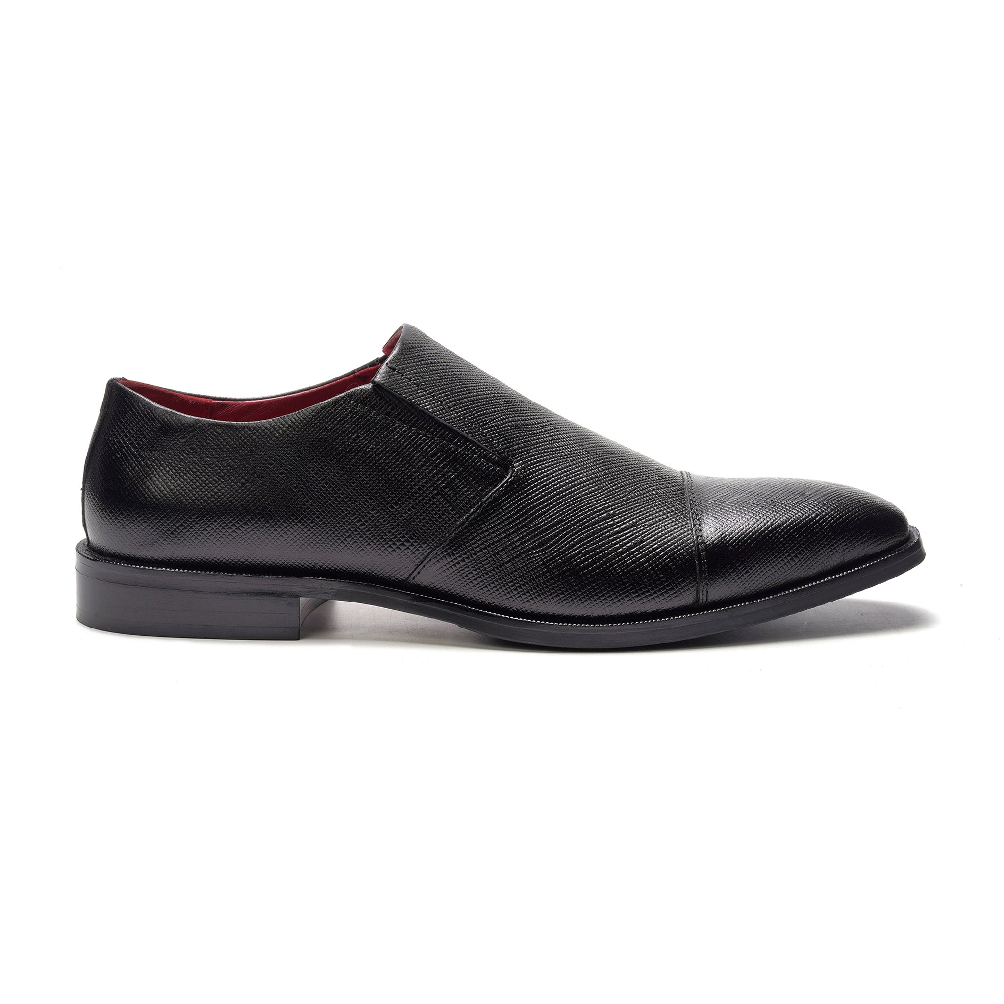 Eclipse Cap-toe Loafer // Black Leather