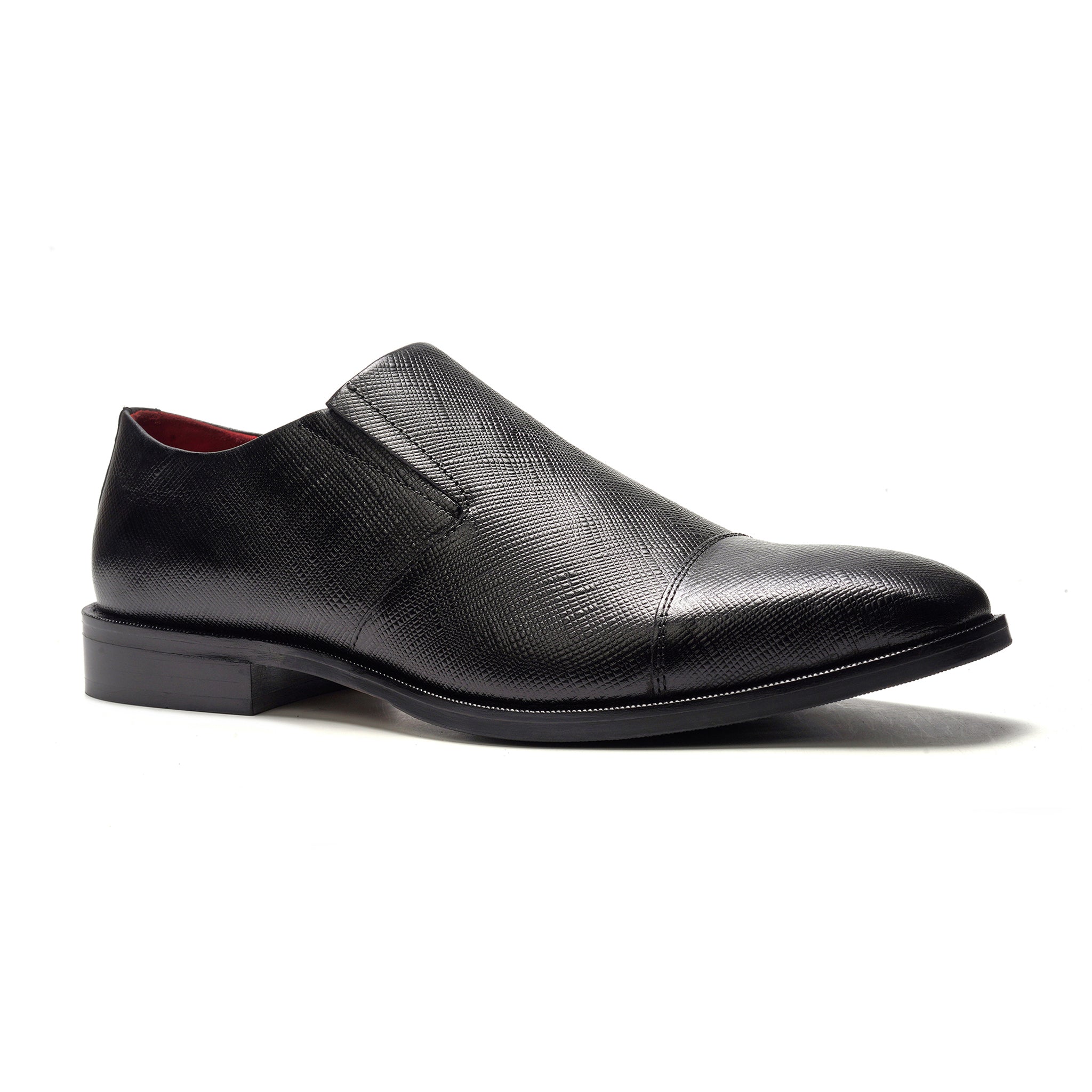 Eclipse Cap-toe Loafer // Black Leather