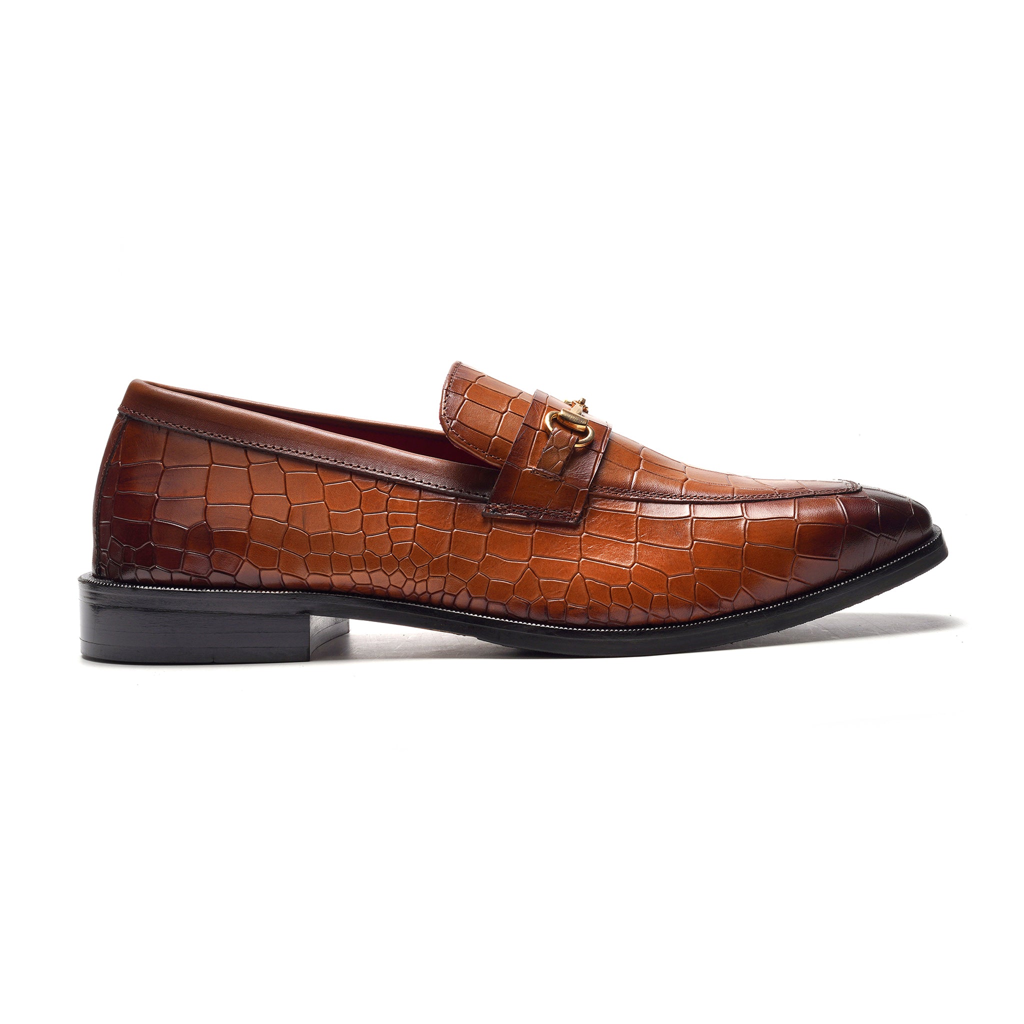 Havana Bit Loafer // Tan Croco