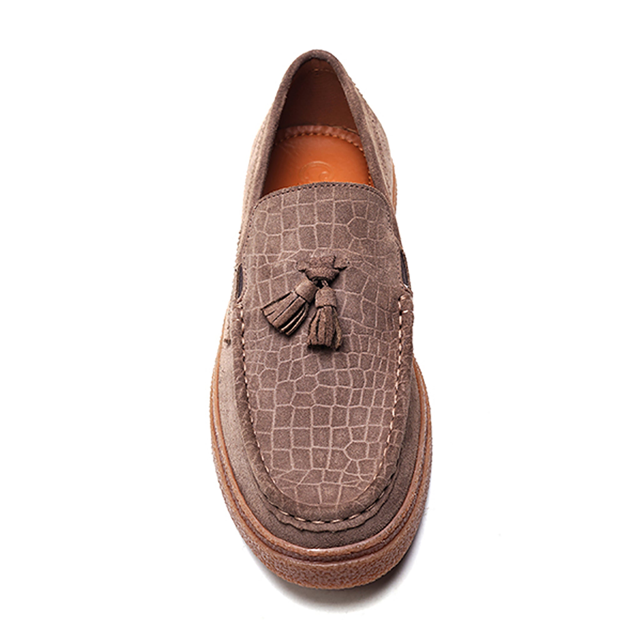 Baez Tassel Loafer // Saloon Brown Suede