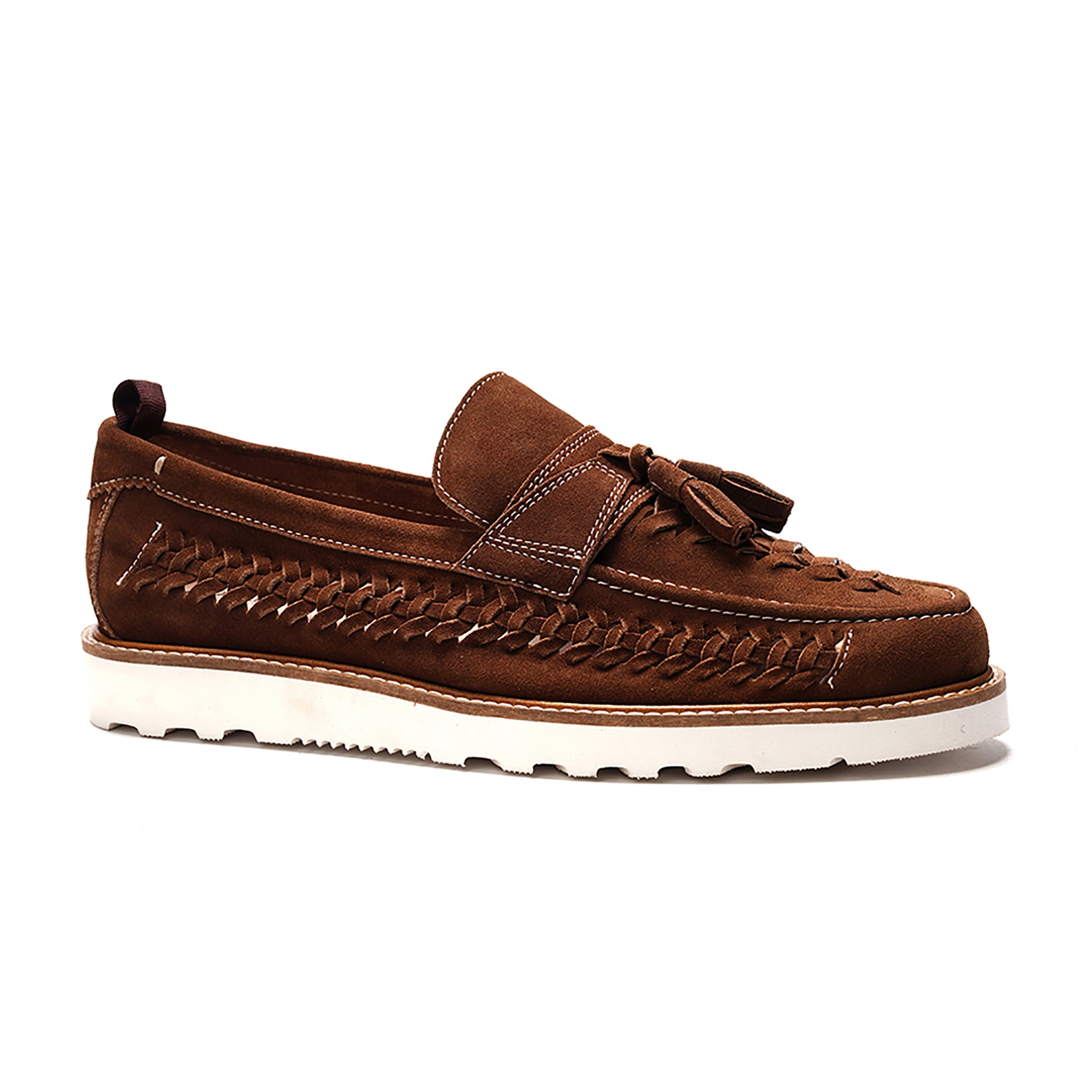 Zenith Tassel Loafer // Date Brown Suede