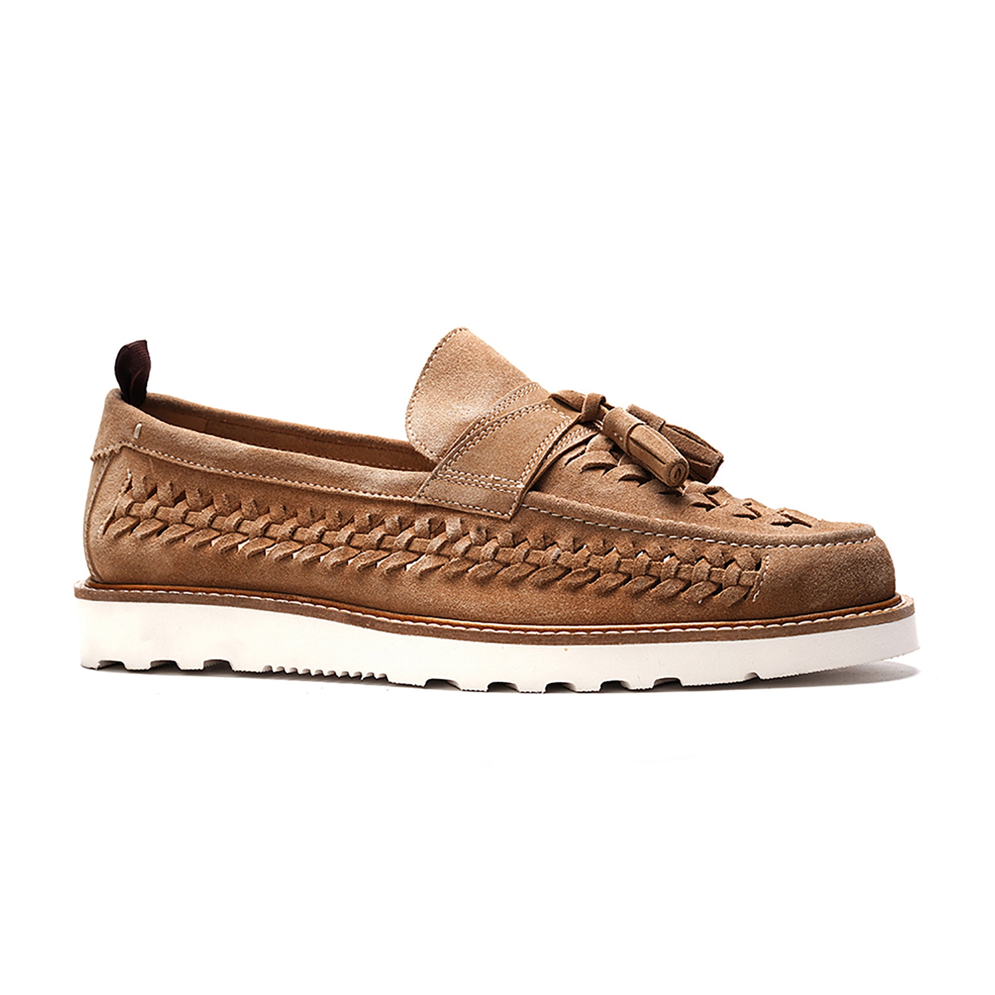 Zenith Tassel Loafer // Sand Suede