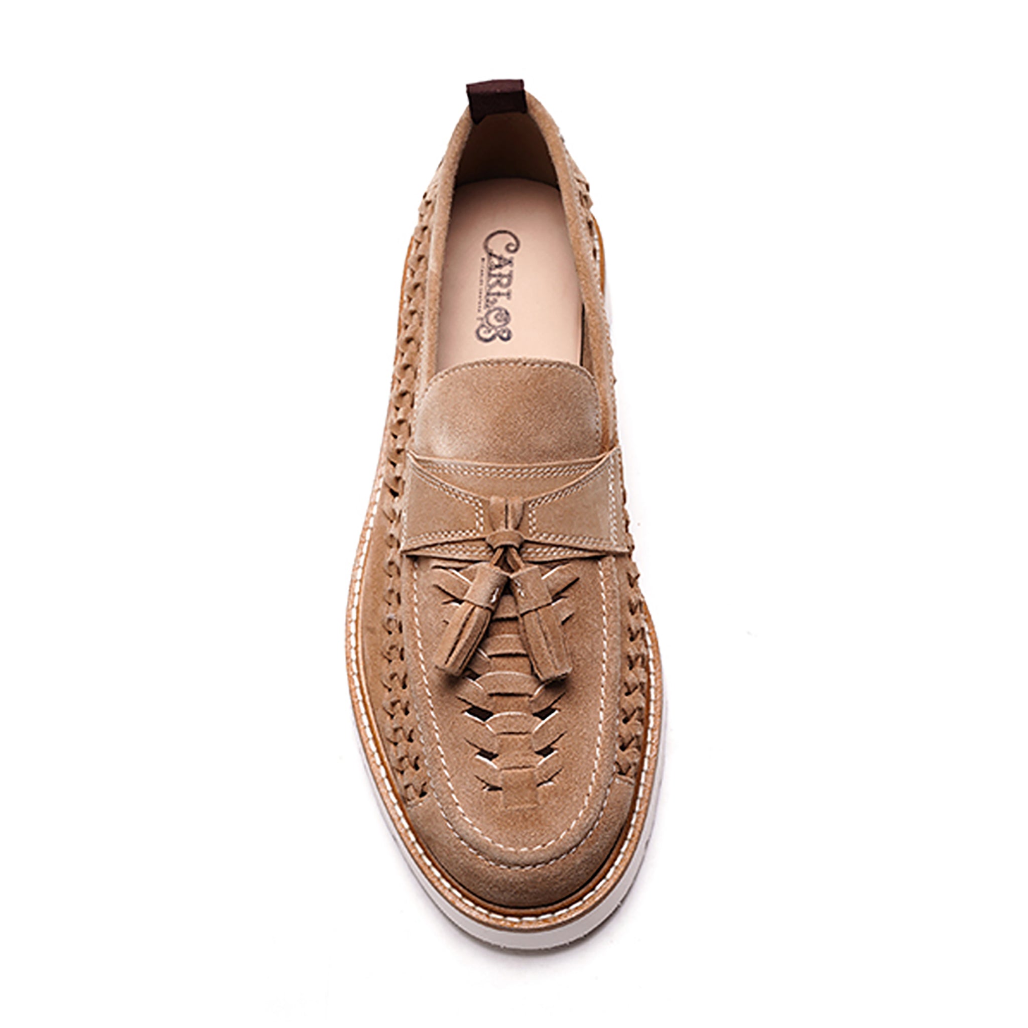 Zenith Tassel Loafer // Sand Suede Timeless Charm Maximum Comfort