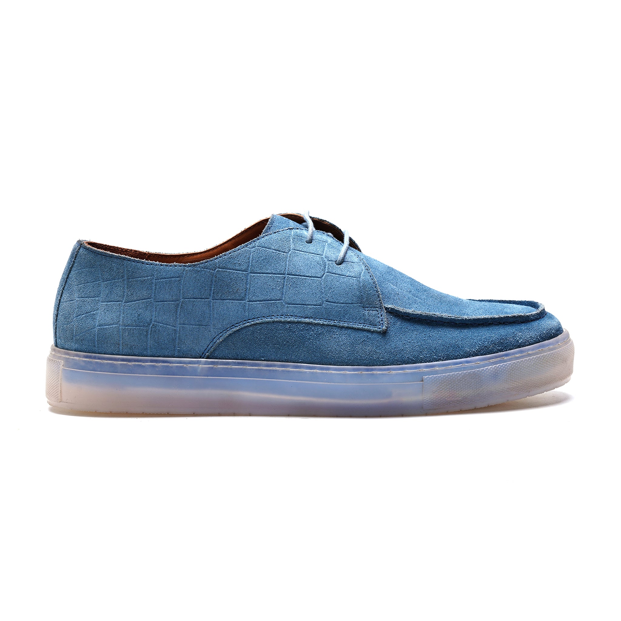 Echo Moc Shoe // Niagra Blue Suede