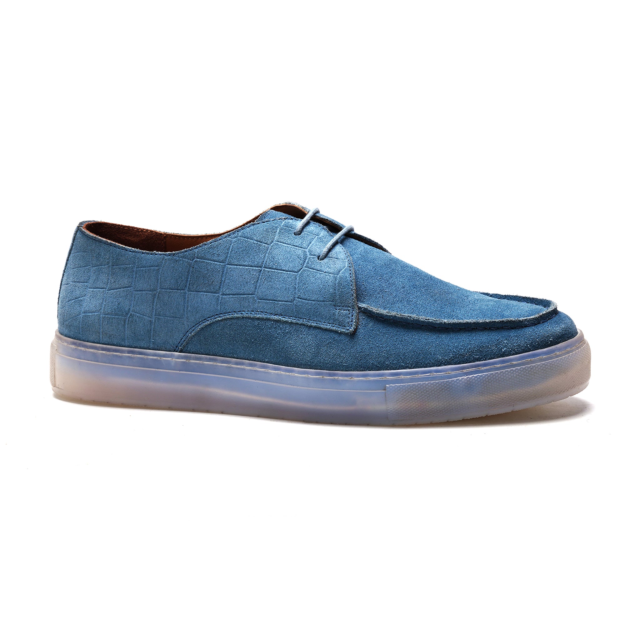 Echo Moc Shoe // Niagra Blue Suede