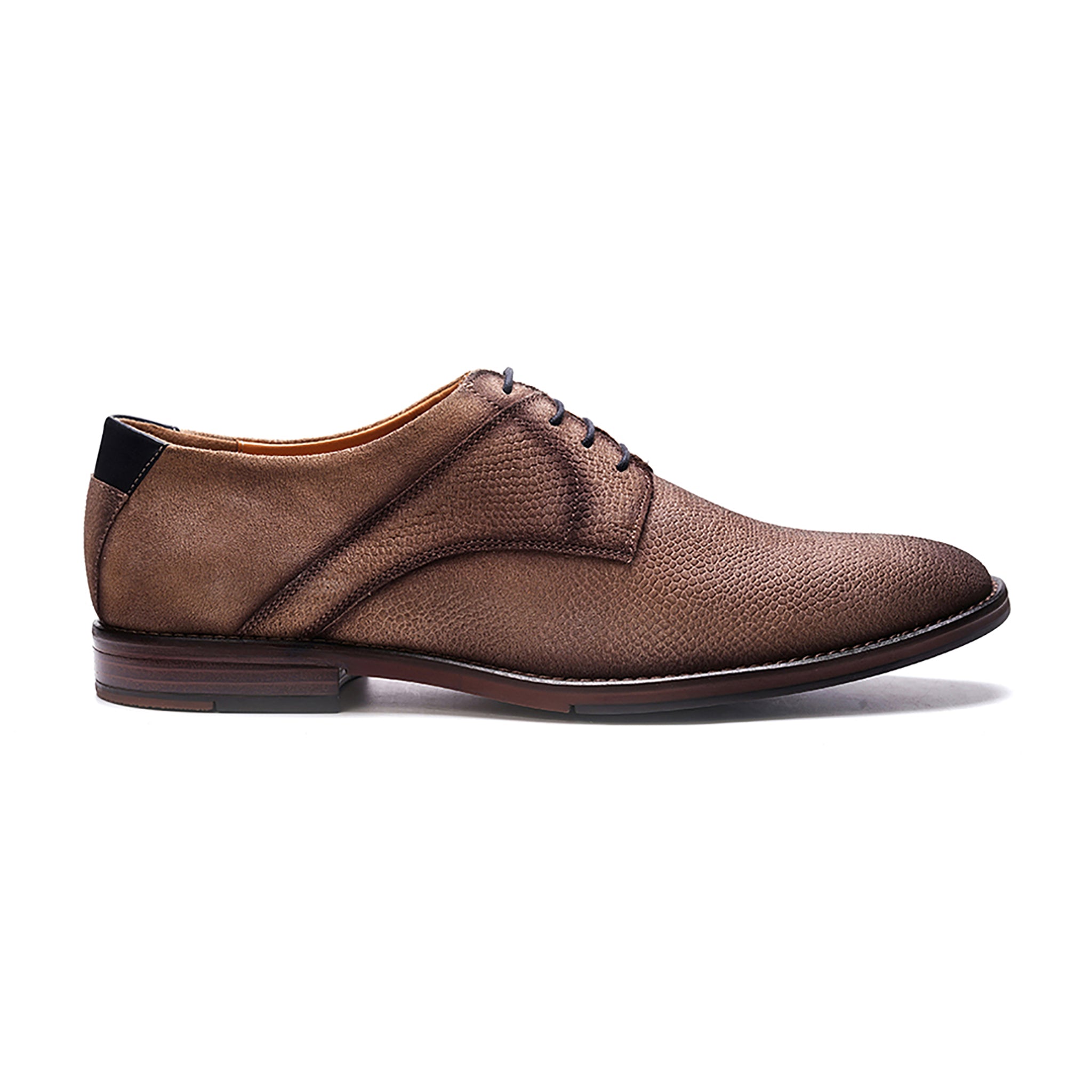 London Derby Lace-up // Taupe Suede