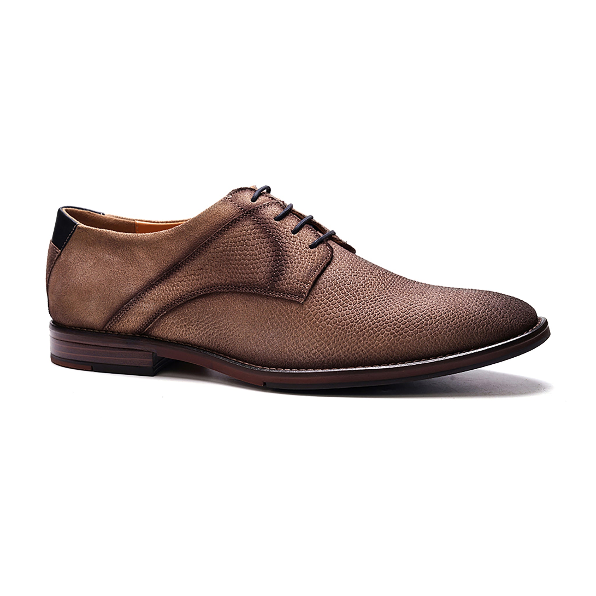 London Derby Lace-up // Taupe Suede