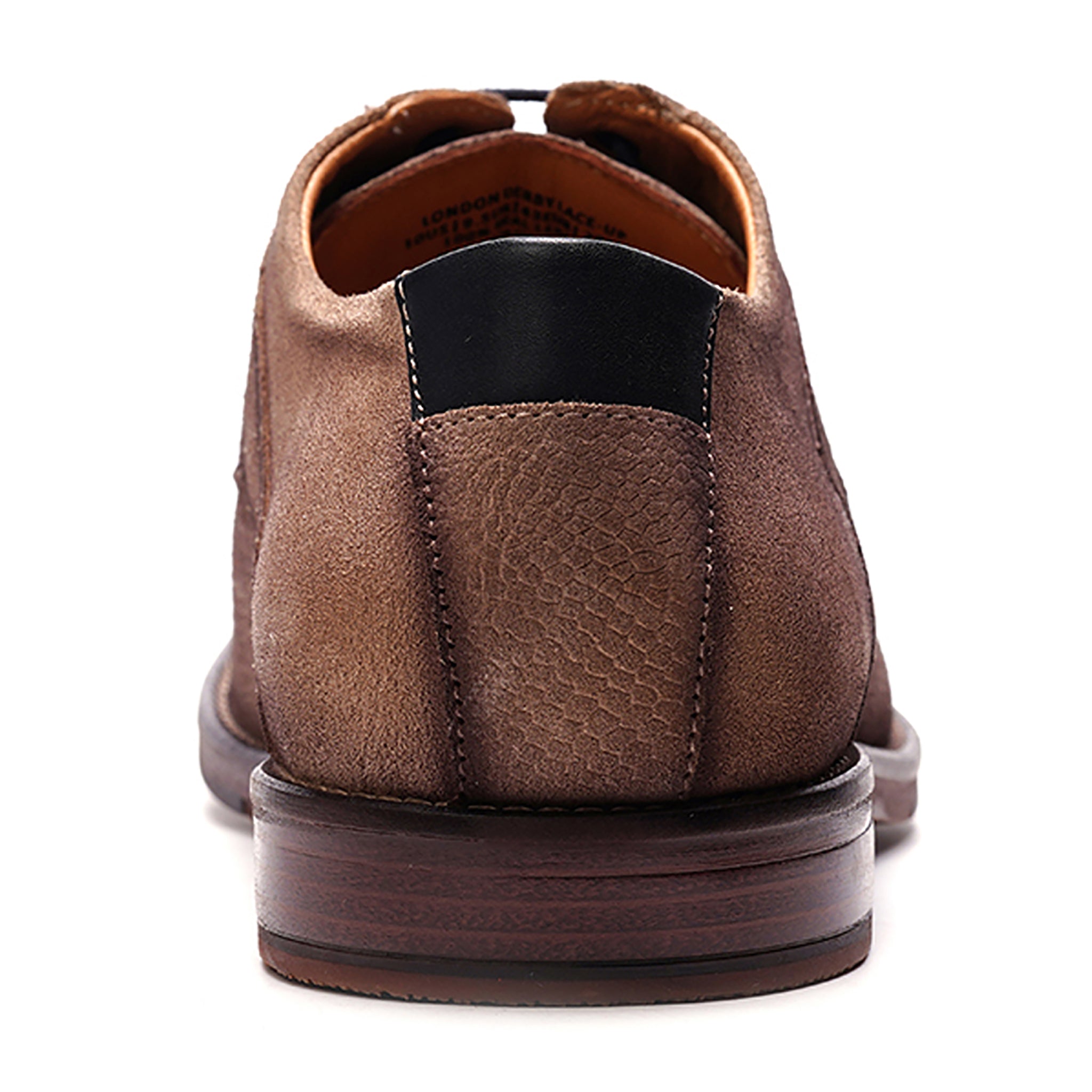 London Derby Lace-up // Taupe Suede