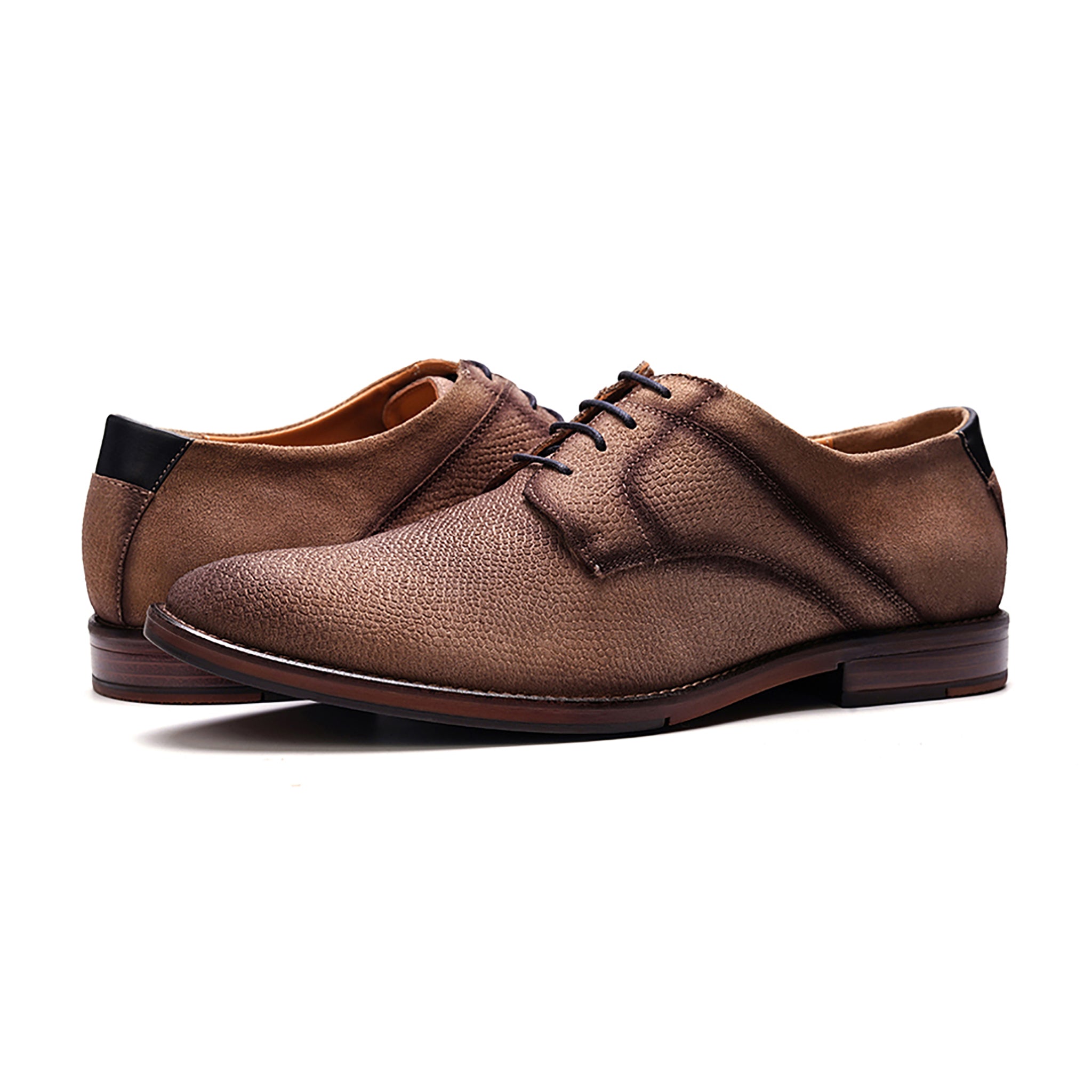 London Derby Lace-up // Taupe Suede