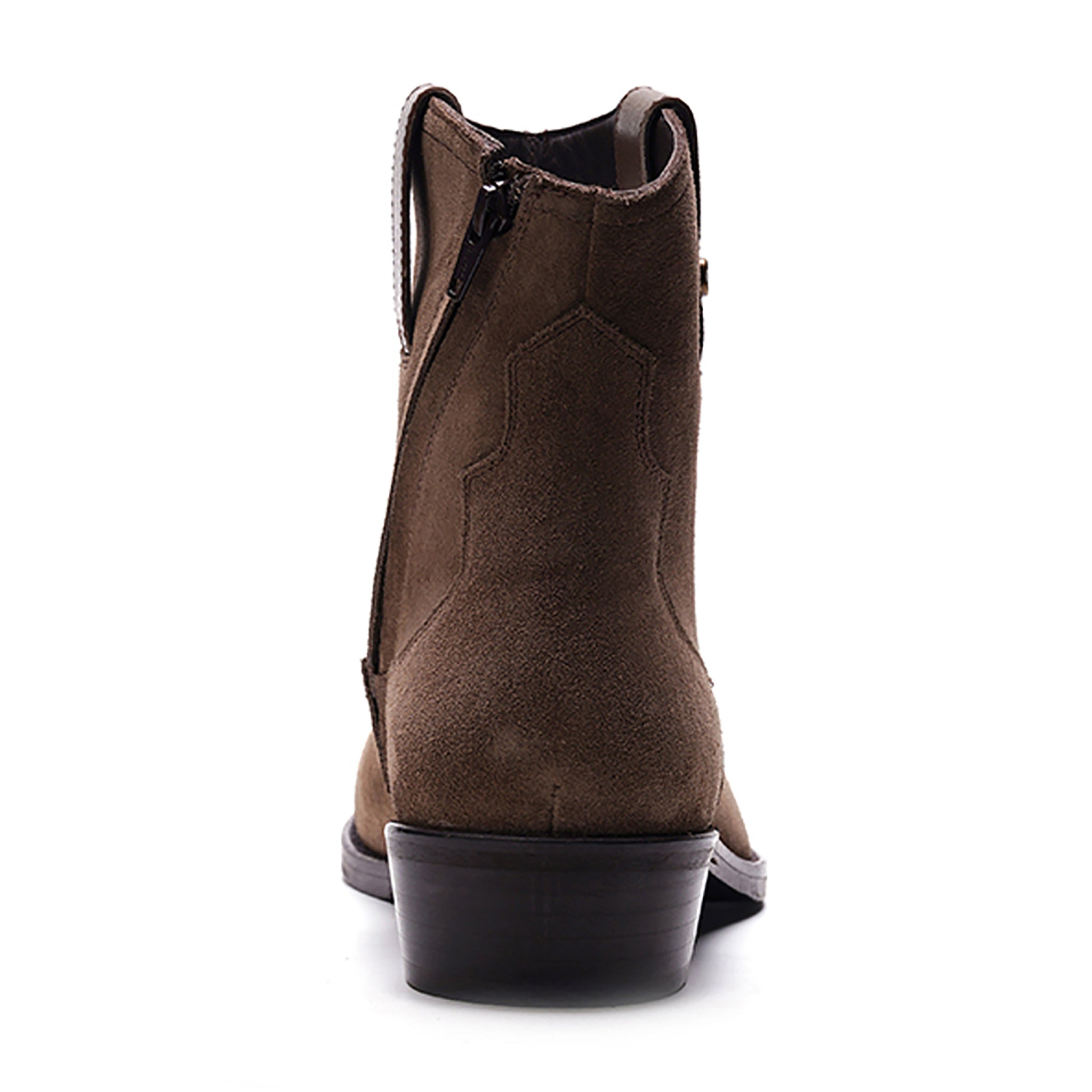 Zappa Cowboy Boot // Tobacco Brown Suede