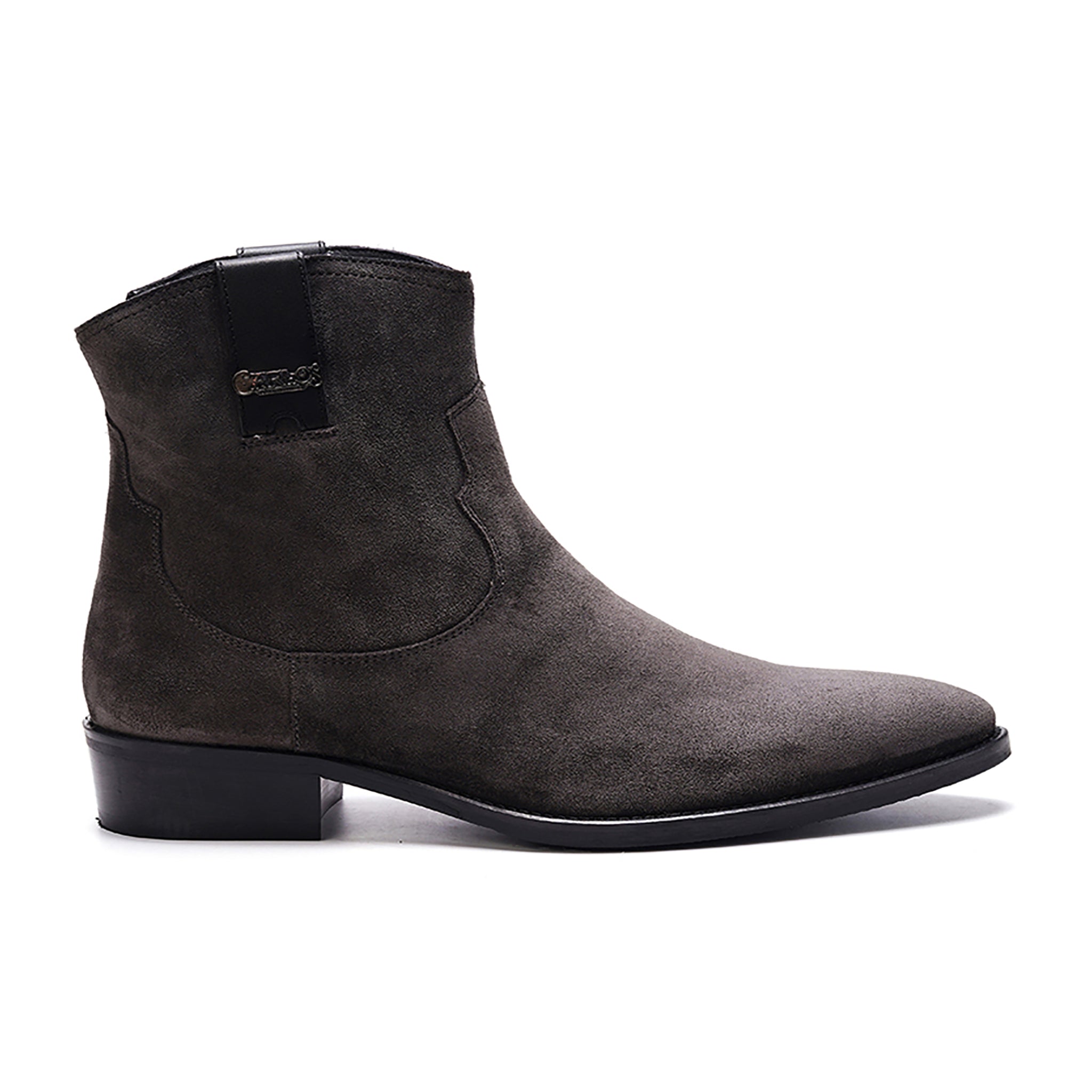 Zappa Cowboy Boot // Ash Grey Suede