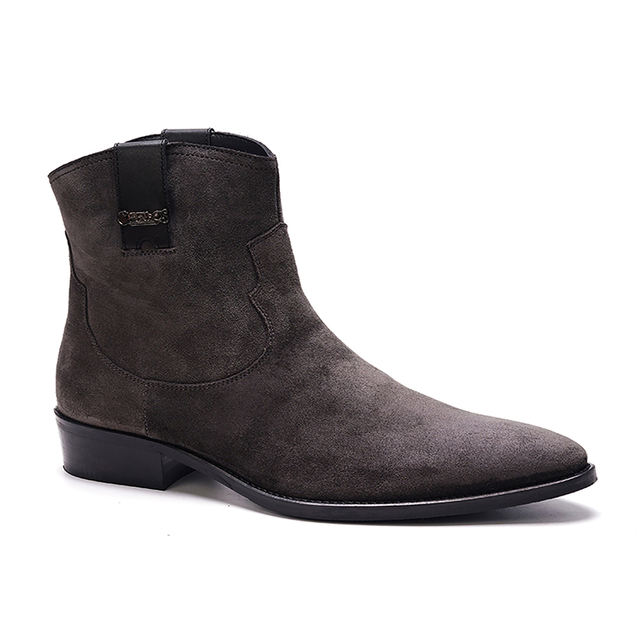 Zappa Cowboy Boot // Ash Grey Suede