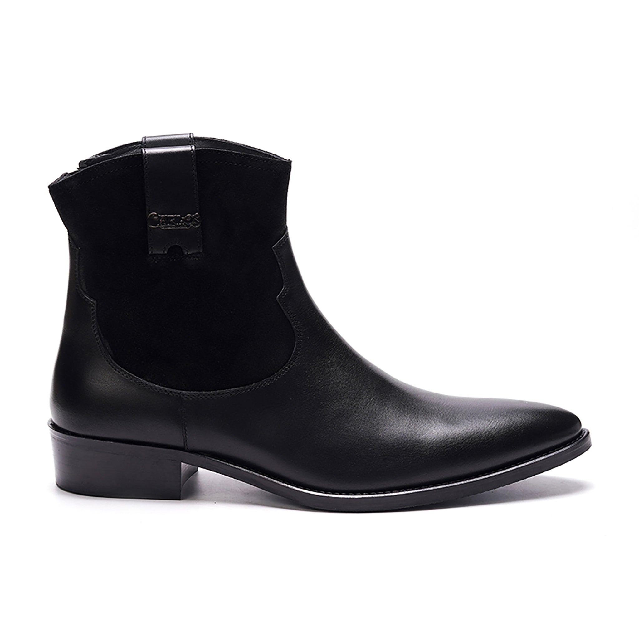 Zappa Cowboy Boot // Combo Black