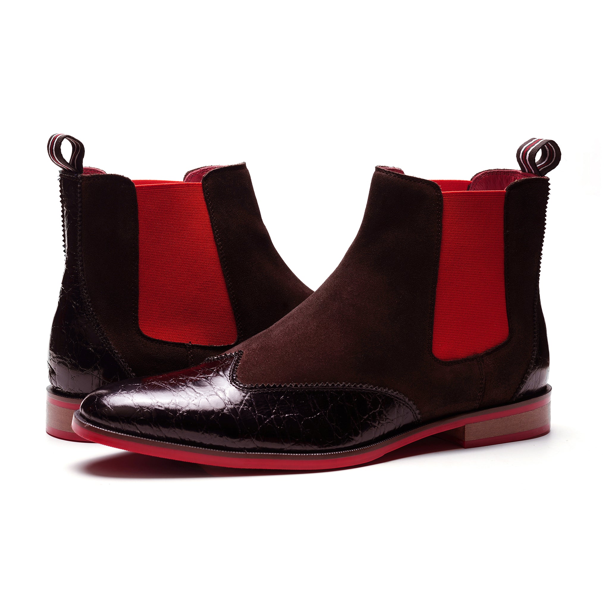 Mantra Crosuede Chelsea Boot // Brown