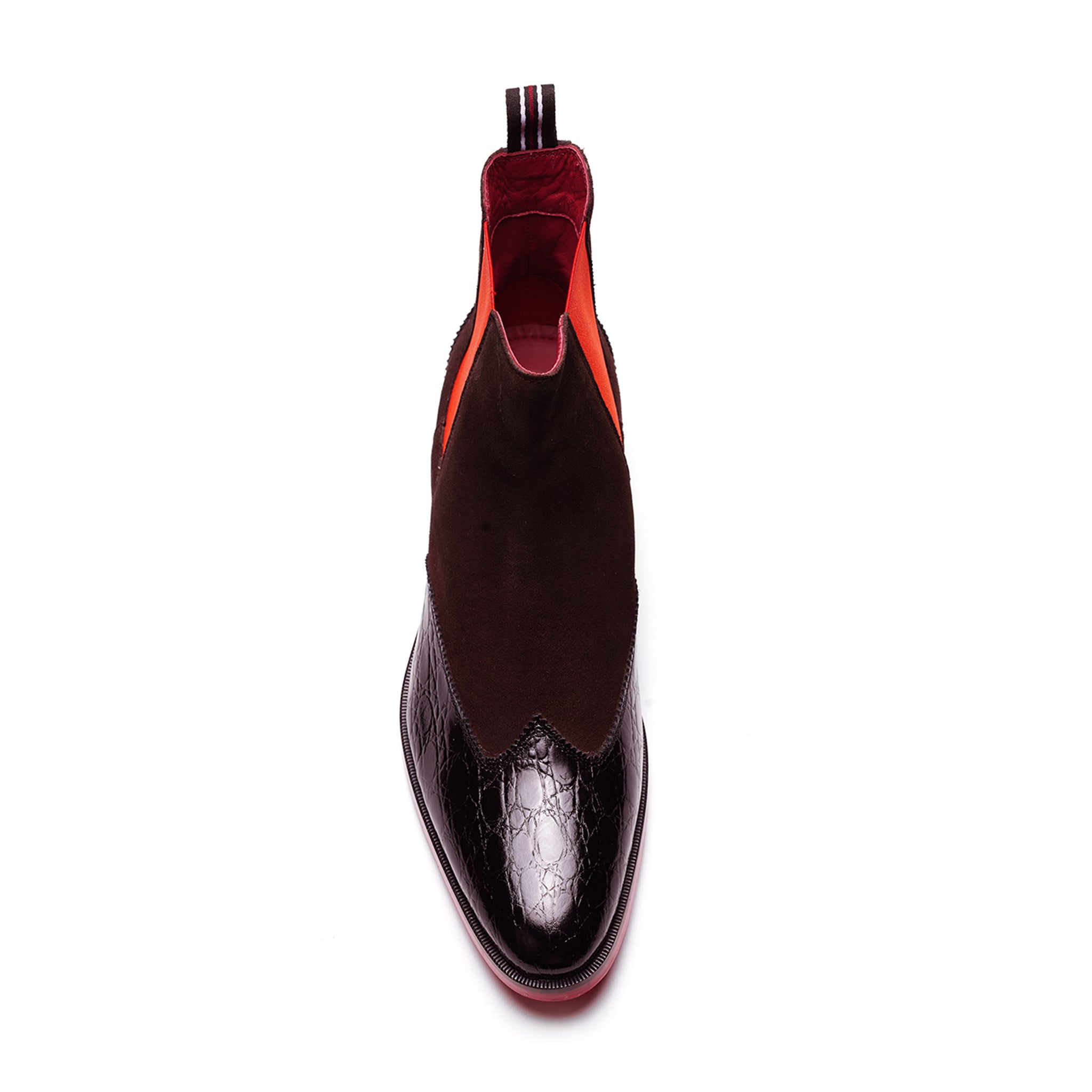 Mantra Crosuede Chelsea Boot // Brown