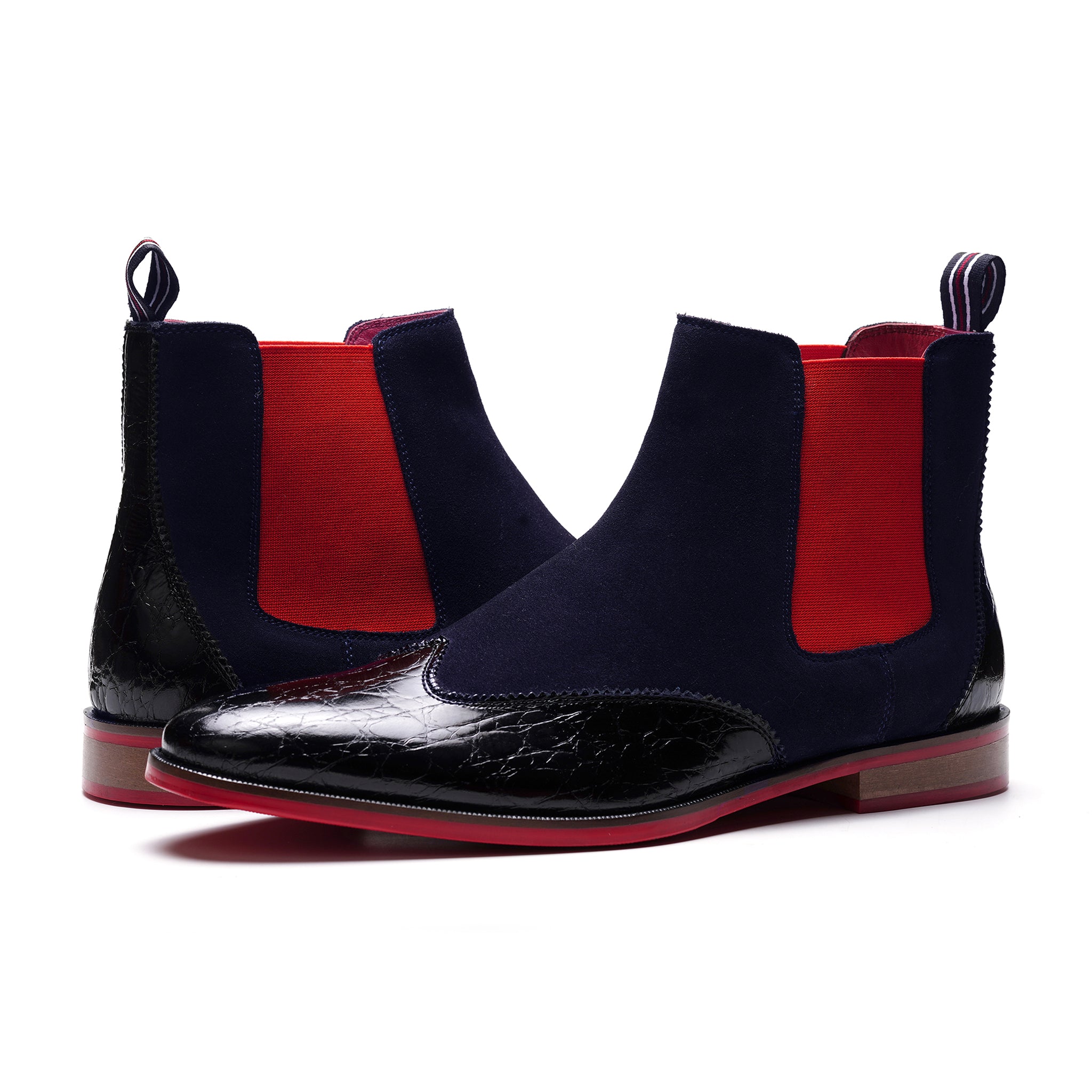 Mantra Crosuede Chelsea Boot // Blue