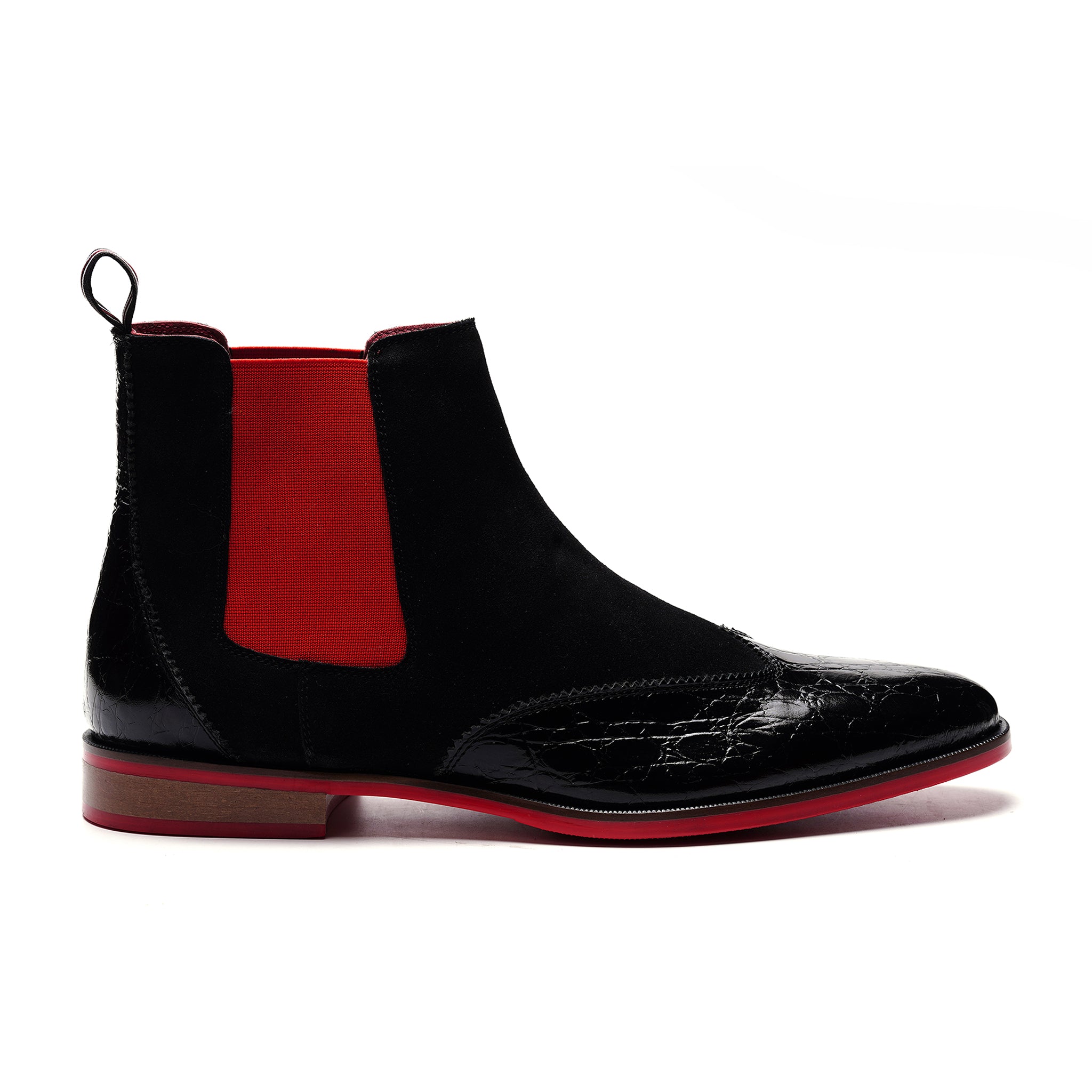 Mantra Crosuede Chelsea Boot // Black