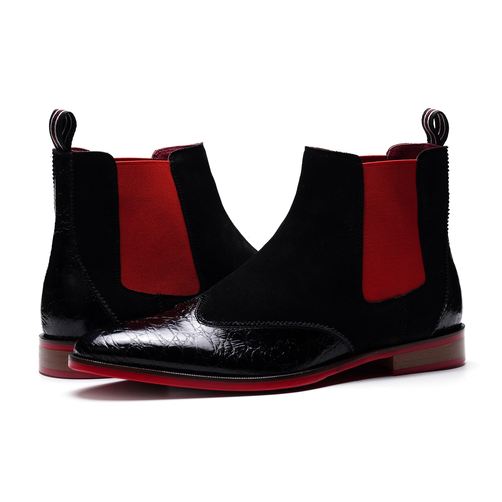 Mantra Crosuede Chelsea Boot // Black