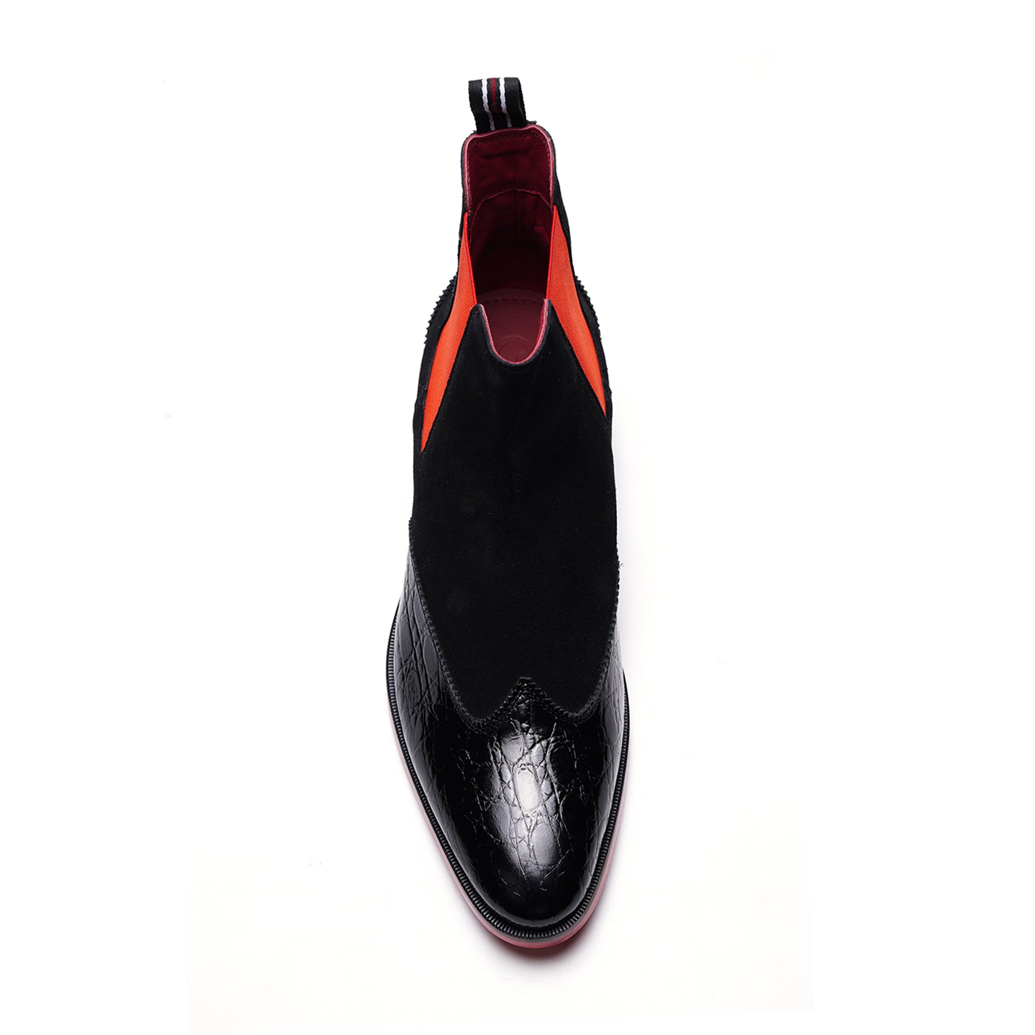 Mantra Crosuede Chelsea Boot // Black
